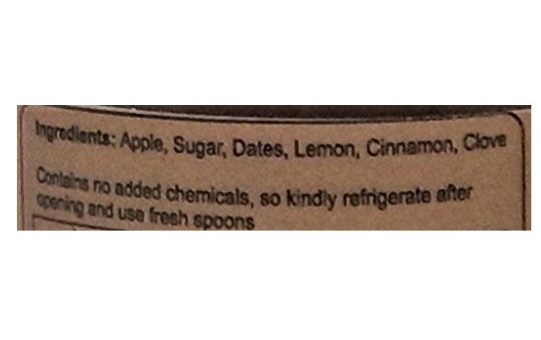 Yummium Date & Green Apple Spread 100% Natural   Glass Jar  220 grams